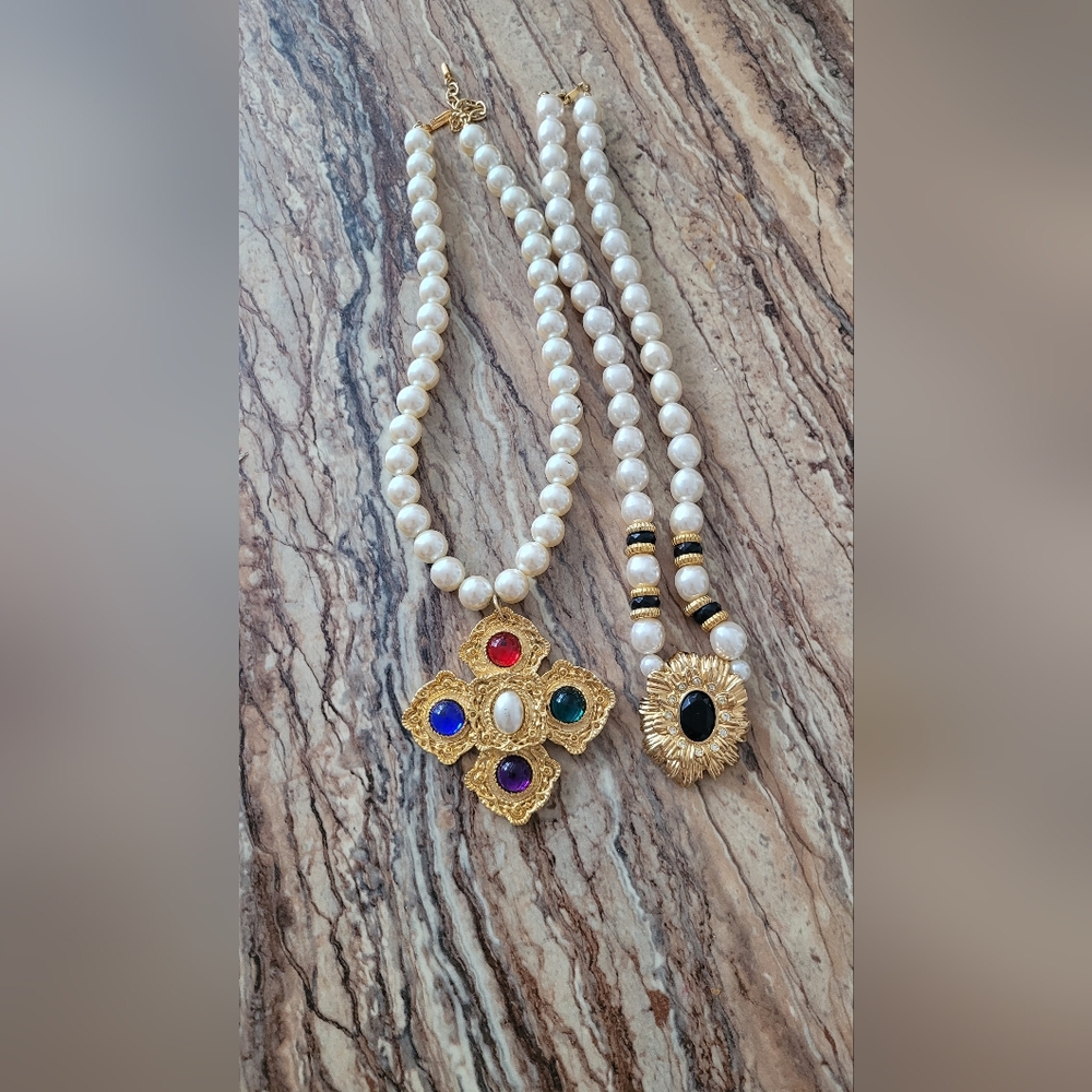 Two Pearl Necklaces